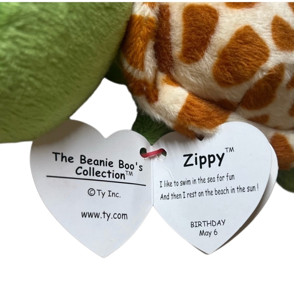 Zippy TY Beanie Baby - Retired NWT - Picture 8 of 9